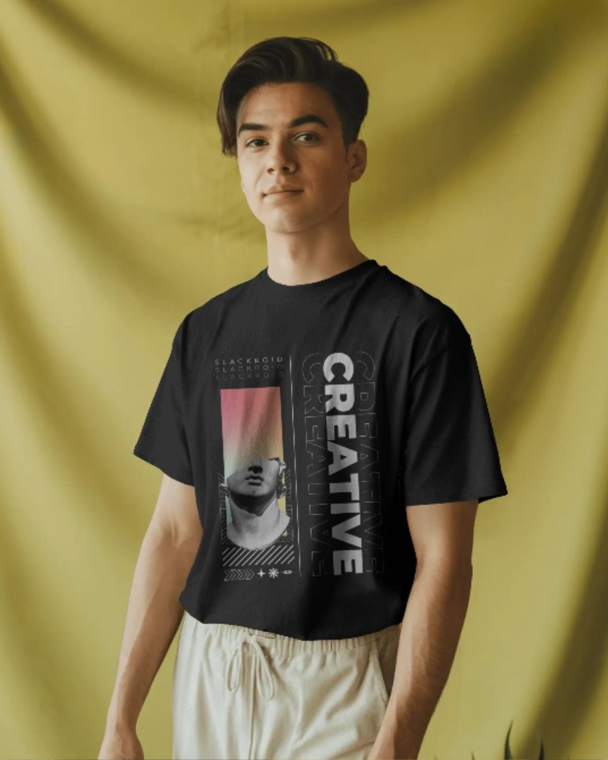<p data-start="941" data-end="1064">A bold and creative unisex t-shirt from Slackroid featuring a modern graphic print. Perfect for everyday style and comfort.</p> Slackroid Slackroid Marketplace Slackroid Creative Graphic Unisex T-Shirt – Black