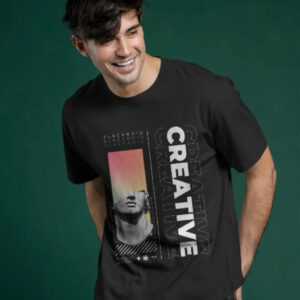 Slackroid Creative Graphic Unisex T-Shirt – Black