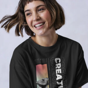 Slackroid Creative Graphic Unisex T-Shirt – Black